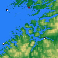 Nearby Forecast Locations - Rørvik - Carta