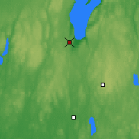 Nearby Forecast Locations - Jönköping - Carta