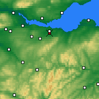 Nearby Forecast Locations - Ingliston - Carta