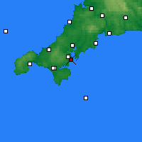 Nearby Forecast Locations - Capo Lizard - Carta