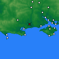 Nearby Forecast Locations - Bournemouth - Carta