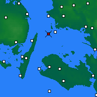 Nearby Forecast Locations - Omø - Carta