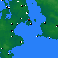 Nearby Forecast Locations - Copenaghen - Carta