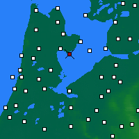Nearby Forecast Locations - Wijdenes - Carta