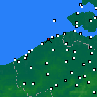 Nearby Forecast Locations - Blankenberge - Carta