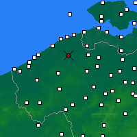 Nearby Forecast Locations - Bruges - Carta
