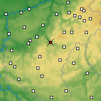 Nearby Forecast Locations - La Roche-en-Ardenne - Carta