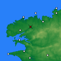 Nearby Forecast Locations - Landivisiau - Carta