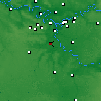 Nearby Forecast Locations - Brétigny-sur-Orge - Carta