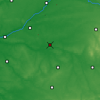 Nearby Forecast Locations - Romorantin-Lanthenay - Carta