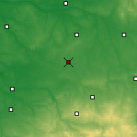 Nearby Forecast Locations - Châteauroux - Carta