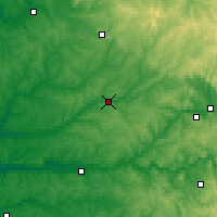 Nearby Forecast Locations - Périgueux - Carta