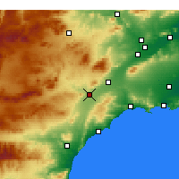 Nearby Forecast Locations - Águilas - Carta