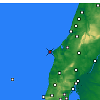 Nearby Forecast Locations - Cabo Carvoeiro - Carta