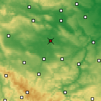 Nearby Forecast Locations - Sömmerda - Carta