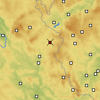 Nearby Forecast Locations - Tirschenreuth - Carta