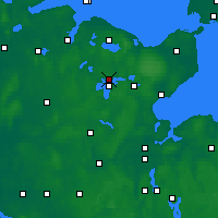 Nearby Forecast Locations - Plön - Carta