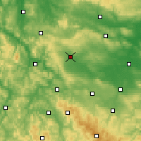 Nearby Forecast Locations - Mühlhausen - Carta
