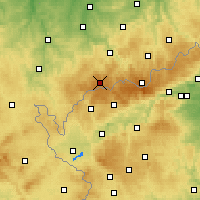 Nearby Forecast Locations - Erzgebirge/W - Carta