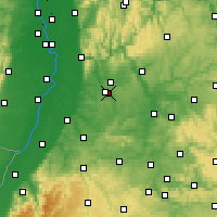 Nearby Forecast Locations - Kraichgau - Carta