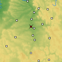 Nearby Forecast Locations - Fürth - Carta