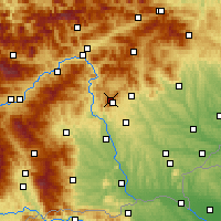 Nearby Forecast Locations - Schöckl - Carta