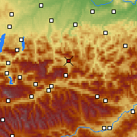 Nearby Forecast Locations - Windischgarsten - Carta