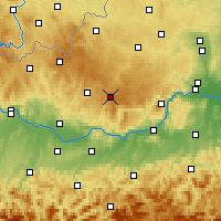 Nearby Forecast Locations - Bärnkopf - Carta