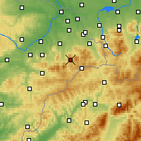 Nearby Forecast Locations - Lysá hora - Carta
