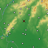 Nearby Forecast Locations - Jaslovské Bohunice - Carta