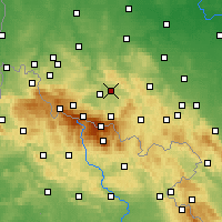 Nearby Forecast Locations - Jelenia Góra - Carta