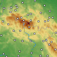 Nearby Forecast Locations - Sněžka - Carta