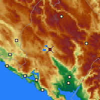 Nearby Forecast Locations - Nikšić - Carta