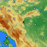 Nearby Forecast Locations - Črnomelj - Carta