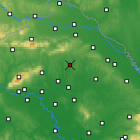 Nearby Forecast Locations - Križevci - Carta