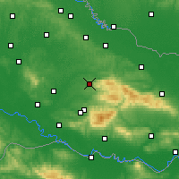 Nearby Forecast Locations - Daruvar - Carta