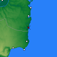 Nearby Forecast Locations - Mangalia - Carta