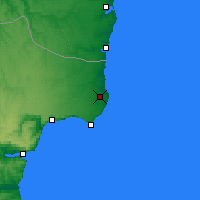Nearby Forecast Locations - Shabla - Carta