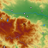 Nearby Forecast Locations - Rojen - Carta