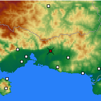Nearby Forecast Locations - Komotini - Carta