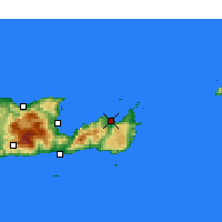 Nearby Forecast Locations - Sitia - Carta