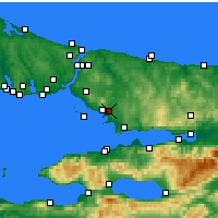 Nearby Forecast Locations - Istanbul / Sabiha Gokcen - Carta