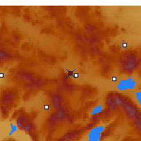 Nearby Forecast Locations - Afyonkarahisar - Carta