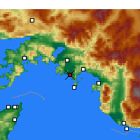 Nearby Forecast Locations - Dalaman - Carta