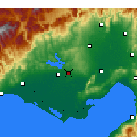 Nearby Forecast Locations - İncirlik - Carta