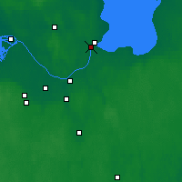 Nearby Forecast Locations - Šlissel'burg - Carta