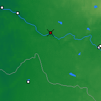 Nearby Forecast Locations - Skrīveri - Carta