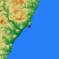 Nearby Forecast Locations - Cape Zolotoj - Carta