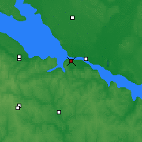 Nearby Forecast Locations - Svitlovods'k - Carta