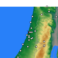 Nearby Forecast Locations - Tel Aviv - Carta